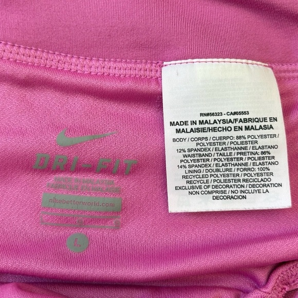Nike Dri-FIT, Running Shorts Women’s, Size L, Purple Geometric 🏃‍♀️‍➡️ - Picture 11 of 11